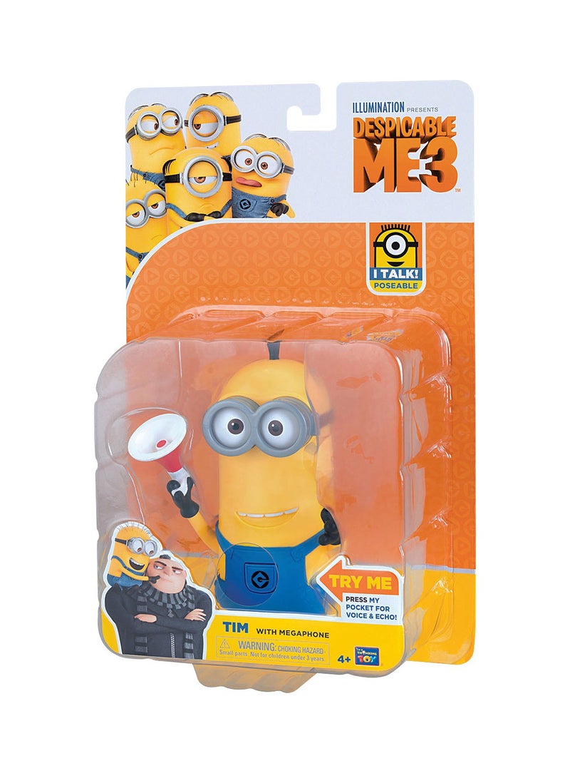 Despicable Me 3 Tim Action Figure With Megaphone