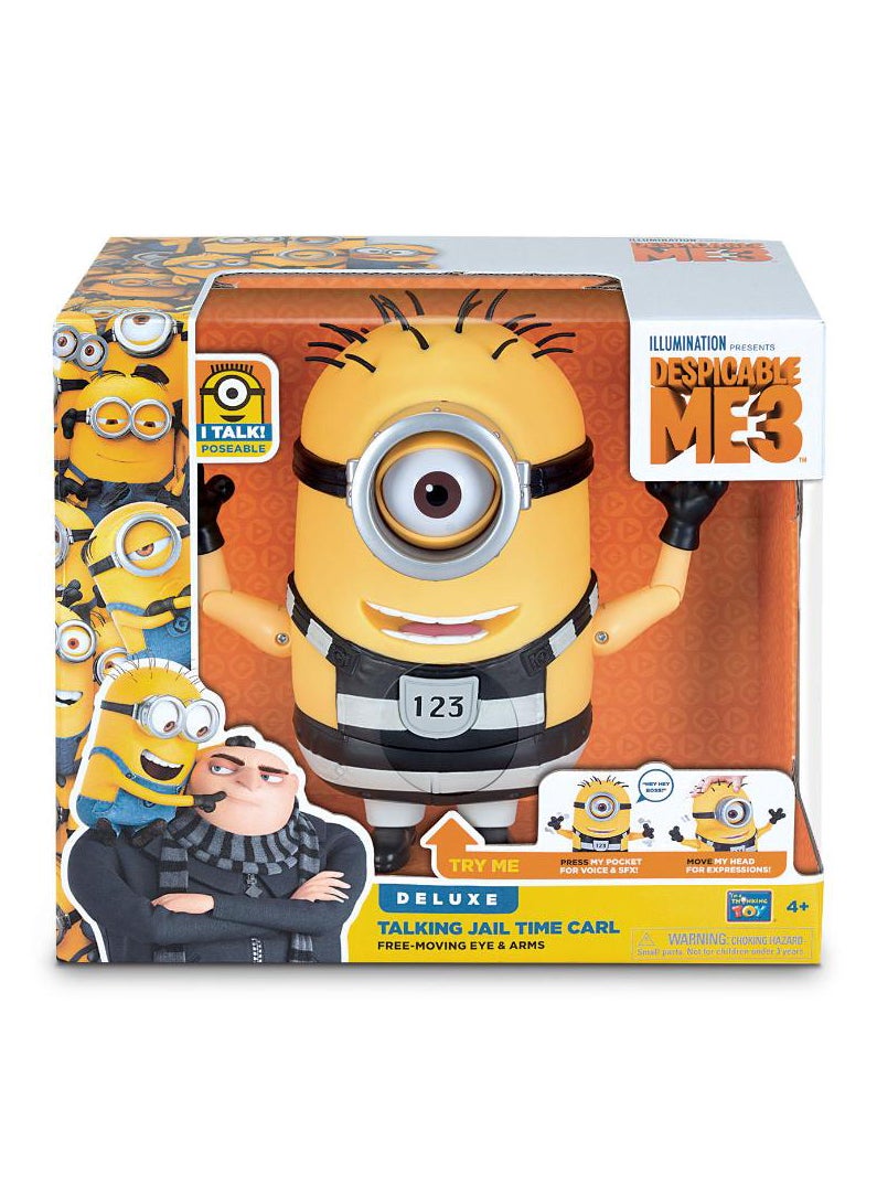 Minions - Despicable Me 3 Jail Time Carl Talking Action Figure - Image 1