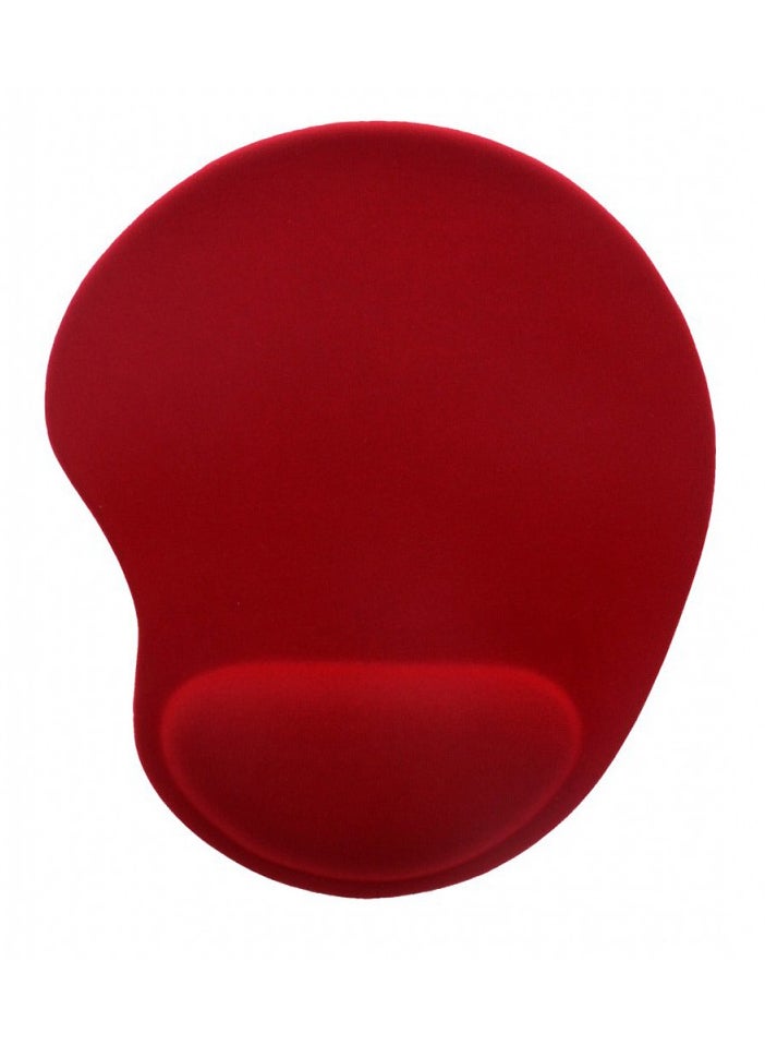 Trands - Soft Gel Mousepad With Wrist Rest Red - Image 1