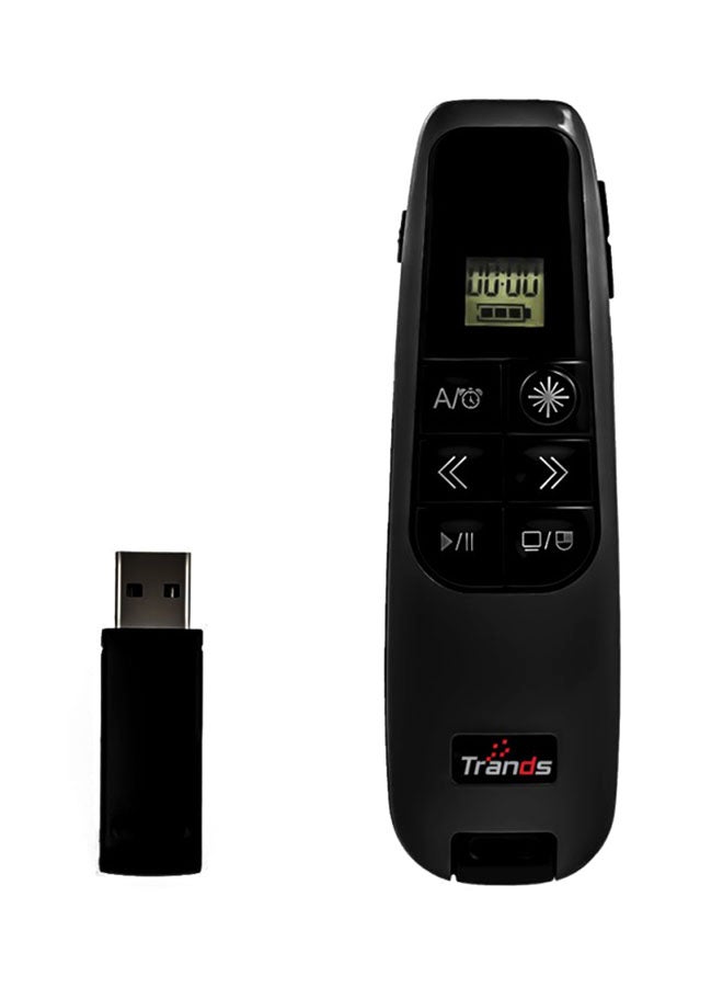 Trands Wireless Presenter With Air Mouse And Timer Black  - Image 2
