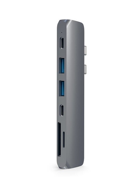 Aluminum Type-C Pro Hub Adapter With 4K HDMI Space Grey