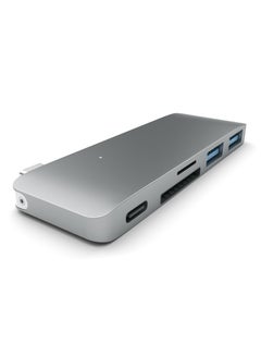 SATECHI Type-C USB Pass-Through Hub Space Grey  - Image 2