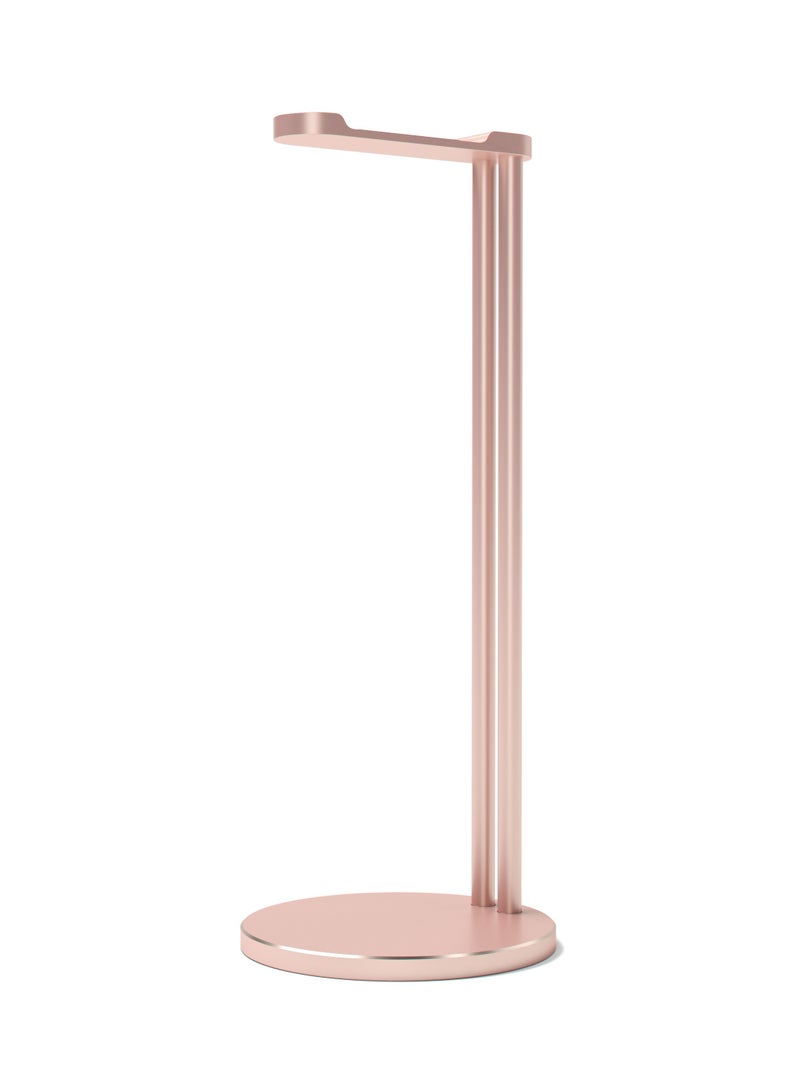 ساتي كاي حامل سماعة رفيع من الألومنيوم ذهبي وردي - Image 1