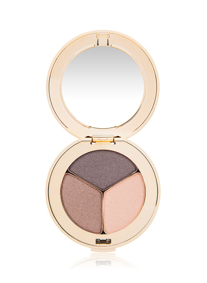 Jane Iredale PurePressed Eye Shadow Triple Brown Sugar - Image 1