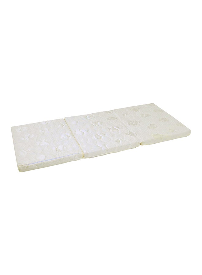 iBed Galaxy Medicated Foam Quilted Solid Medicated Foldable Mattress Off-White single, 90x190x7cm Off-White twin_single, 90x190x7cm - Image 2