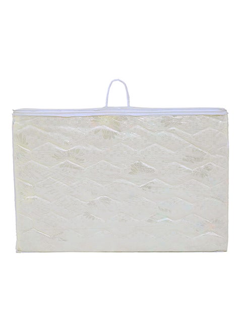 Galaxy Medicated Foam Quilted Solid Medicated Foldable Mattress Off-White single, 90x190x7cm Off-White twin_single, 90x190x7cm