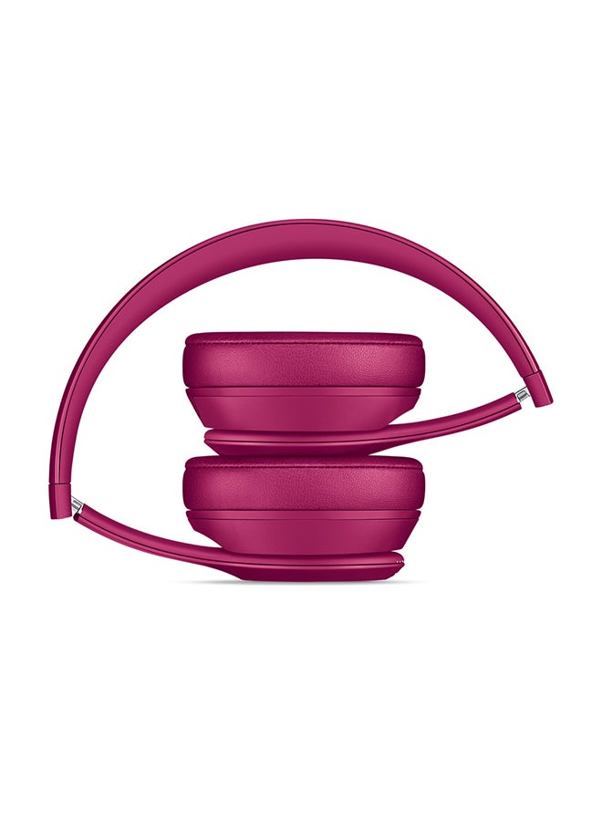 beats - Solo3 Wireless On-Ear Headphones Neighborhood Collection Citrus Red - Image 1