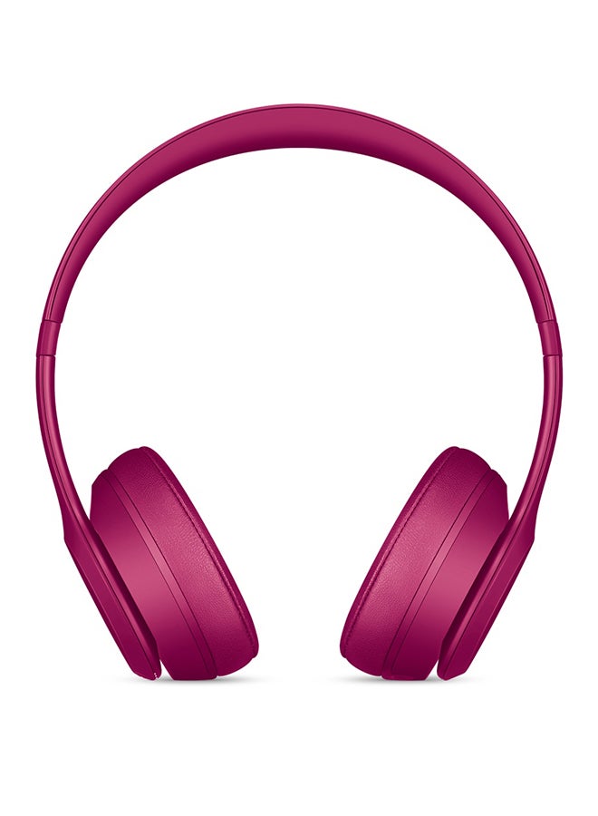 beats - Solo3 Wireless On-Ear Headphones Neighborhood Collection Citrus Red - Image 1