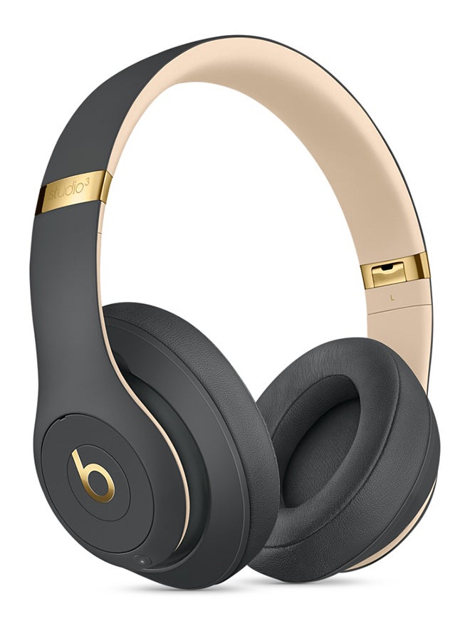 بيتس سماعة رأس ستوديو 3 لاسلكية بتصميم يغطي الأذن رمادي - Image 2