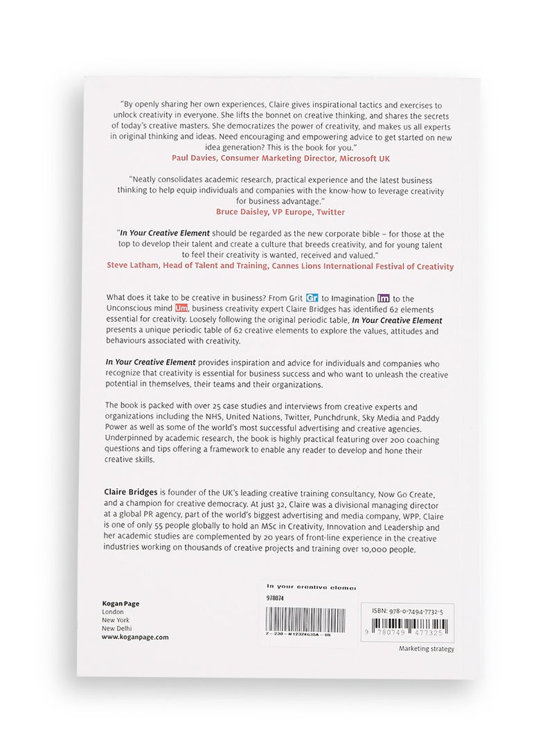 In Your Creative Element : The Formula For Creative Success In Business printed_book_paperback english - 42732  - Image 2
