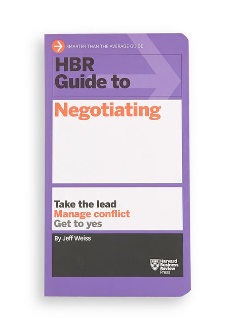 HBR Guide to Negotiating (HBR Guide Series) - Paperback English by Jeff Weiss - 16/02/2016