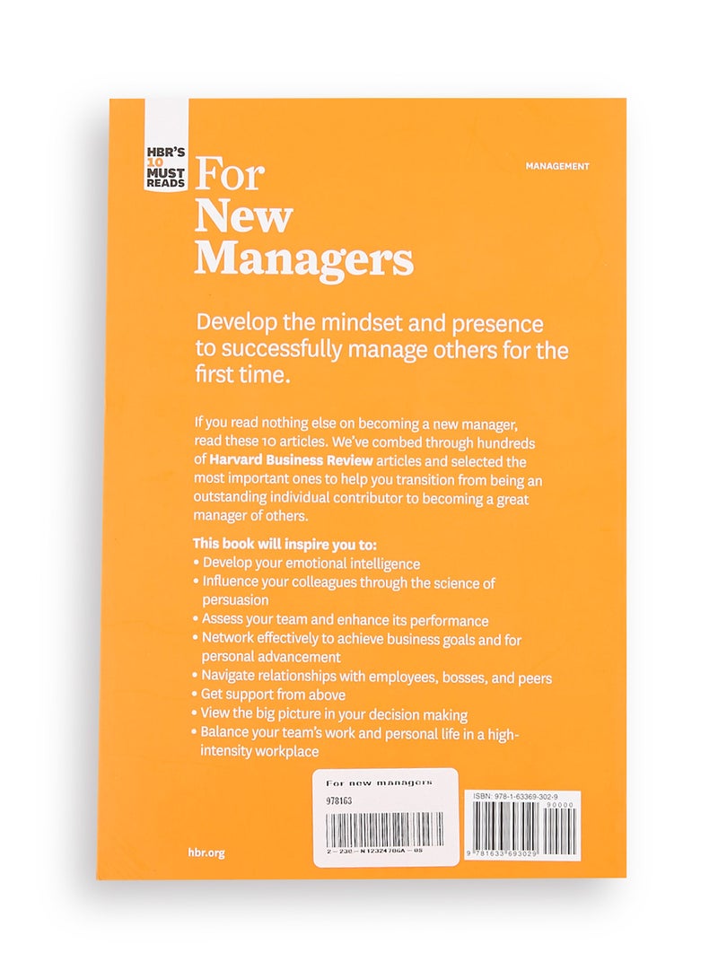 null - HBR's 10 Must Reads for New Managers - Paperback English by Harvard Business Review - 28/02/2017 - Image 1