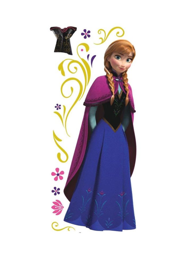 RoomMates Disney Frozen Anna With Cape Giant Wall Decals Multicolour