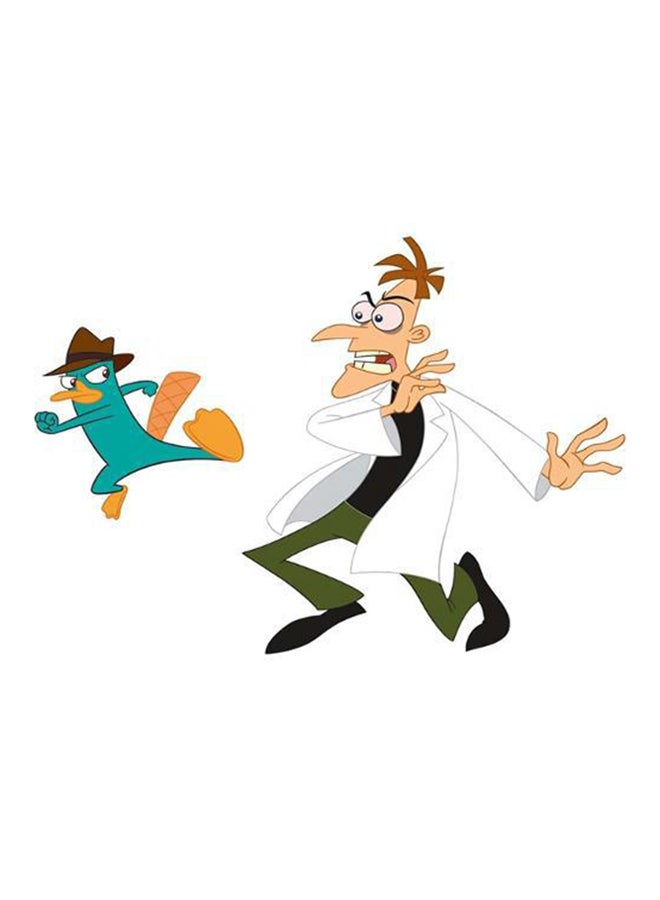 RoomMates - Agent P And Dr. Doofenshmirtz Giant Wall Decals Multicolour - Image 1