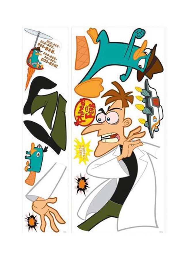 RoomMates - Agent P And Dr. Doofenshmirtz Giant Wall Decals Multicolour - Image 1