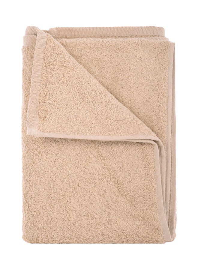 Style Premiere Embroidered B Bath Towel Beige 76x140cm  - Image 2