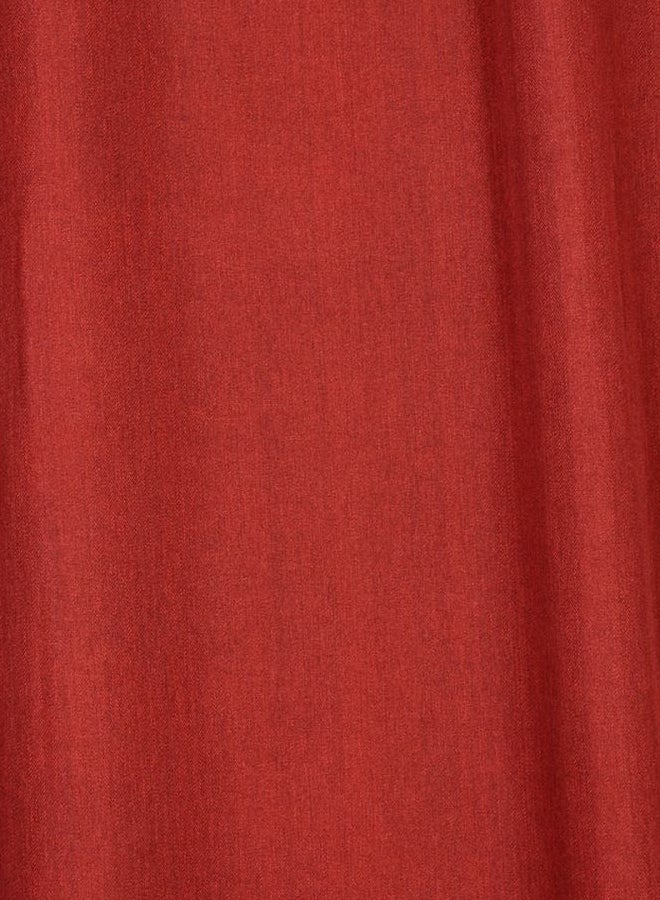 DIVEENAS Window Curtain Maroon 140x210centimeter - Image 4