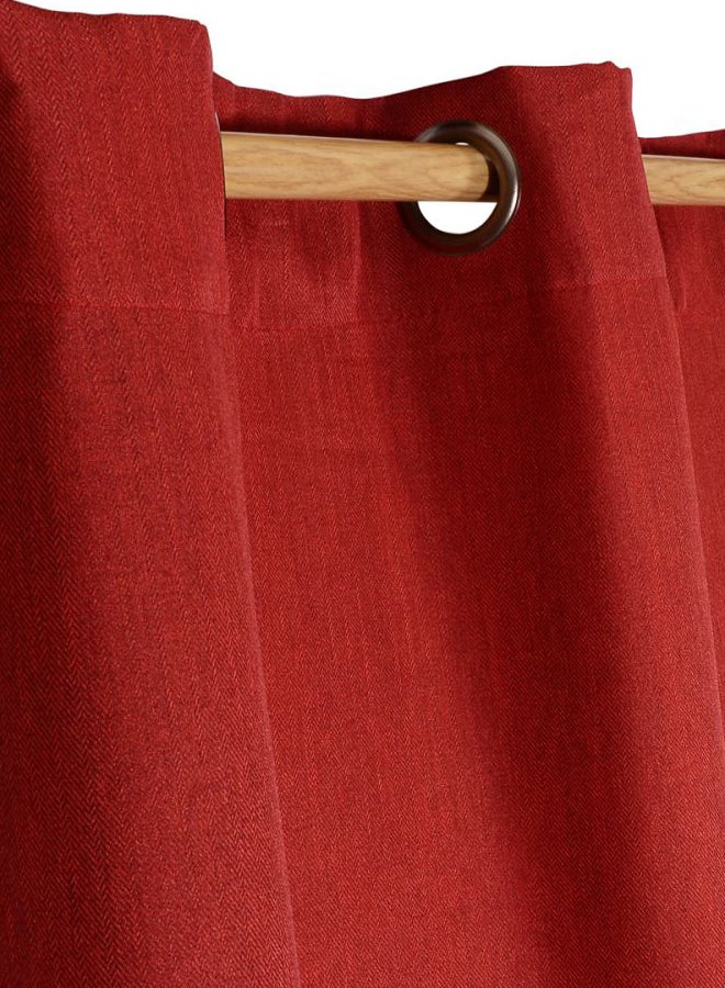 DIVEENAS Window Curtain Maroon 140x210centimeter - Image 3
