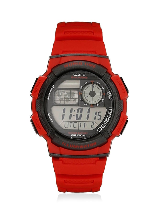 CASIO Men's Water Resistant Resin Digital Watch AE-1000W-4AVDF - Image 1