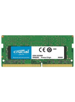 crucial DDR4 2400 MT/s PC4-19200 CL17 DR x8 SODIMM RAM For Mac Green 