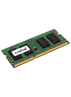كروشيال ذاكرة رام SODIMM DDR3L 1333 PC3-10600 لوحدة الذاكرة المزدوجة المدمجة المصغرة، CL9، وسرعة قياسية 1 مليون ميجا/الثانية، لأجهزة ماك أخضر 