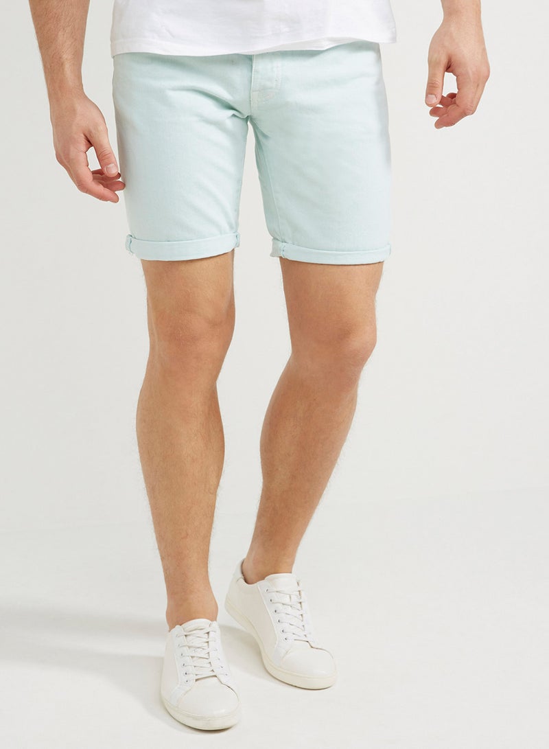 Lois - Twill Shorts Sky Blue - Image 1