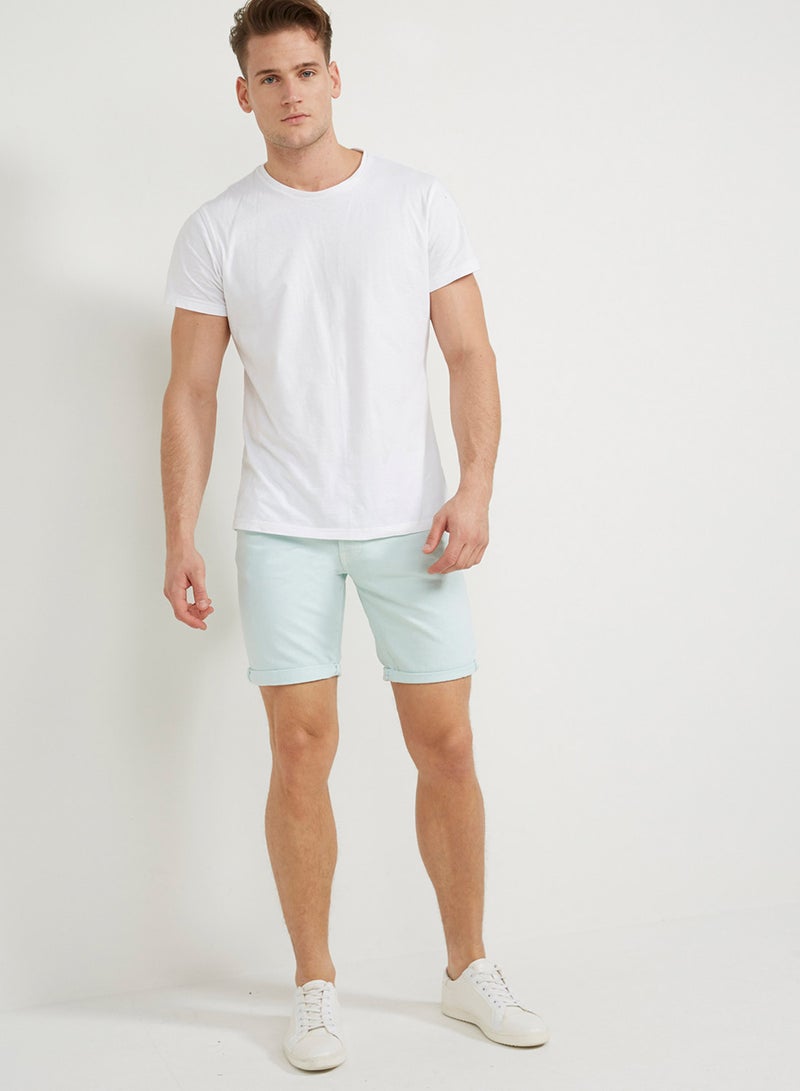 Lois - Twill Shorts Sky Blue - Image 1