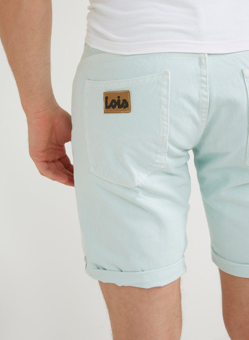Lois - Twill Shorts Sky Blue - Image 1