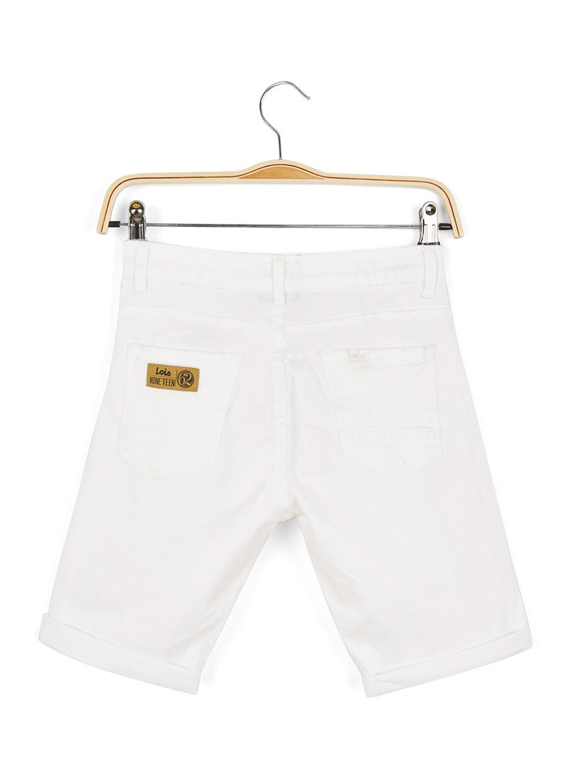 Stretchable Shorts White - v1508996400/N12151387A_2