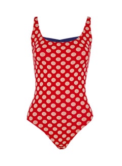 Lola Polka Dot Swim Suit Red