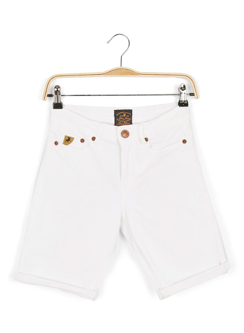 Stretchable Shorts White - v1508996622/N12151387A_1