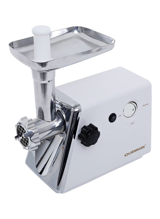 Olsenmark Portable Meat Grinder 800 W OMMG2110 White/Silver  - Image 2