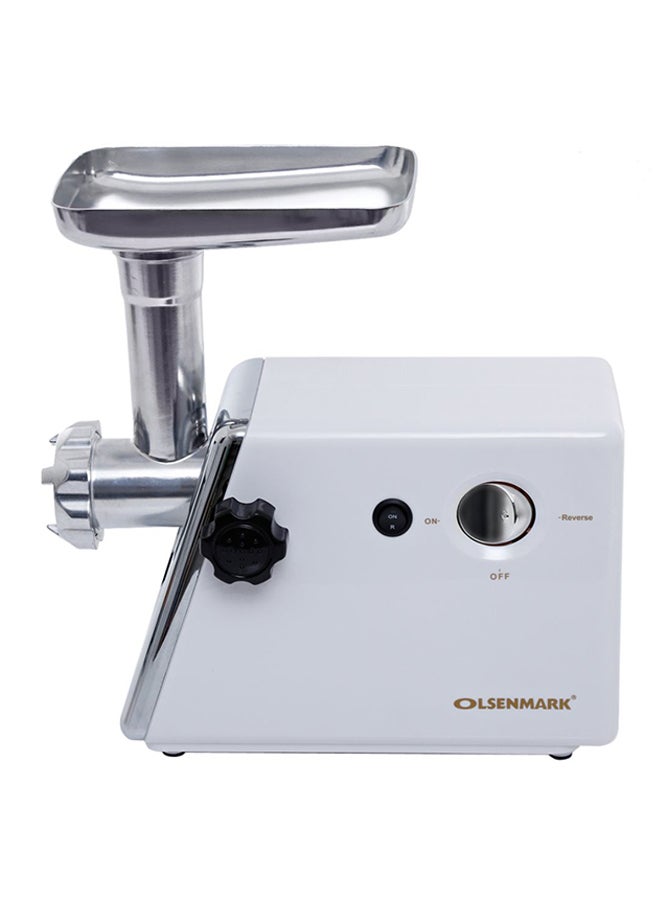 Olsenmark Portable Meat Grinder 800 W OMMG2110 White/Silver  - Image 3