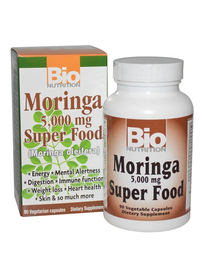 Bio Moringa Super Food 90 Vegetable Capsules