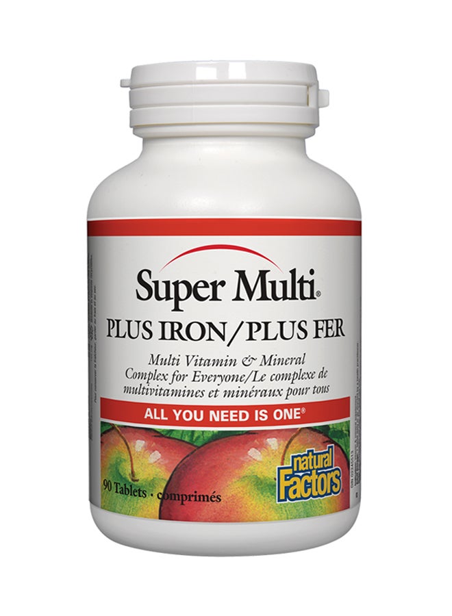 Super Multi Vitamin With Iron 90 Tablets