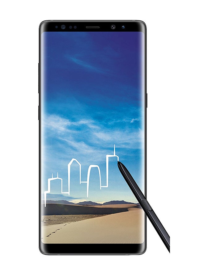 Samsung - Galaxy Note8 Dual SIM Midnight Black 64GB 4G LTE+ 64GB Memory Card - Image 1