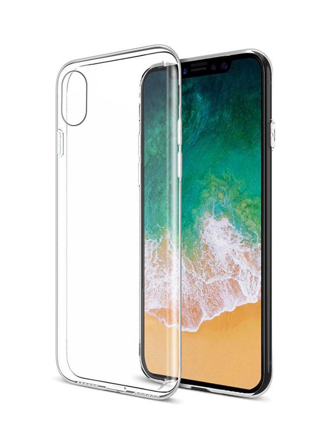 Silicone Back Cover For Apple iPhone X Clear - v1509459980/N12594604A_1