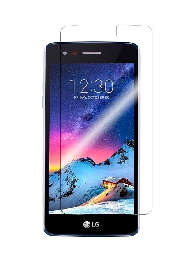 إينيكس لاصقة حماية الشاشة من الزجاج المقوى لهاتف LG K8 2017 شفاف