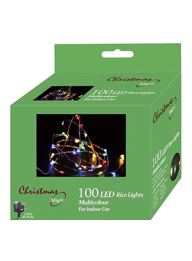 100 مصباح LED ديكور كريسماس متعدد الألوان Standard