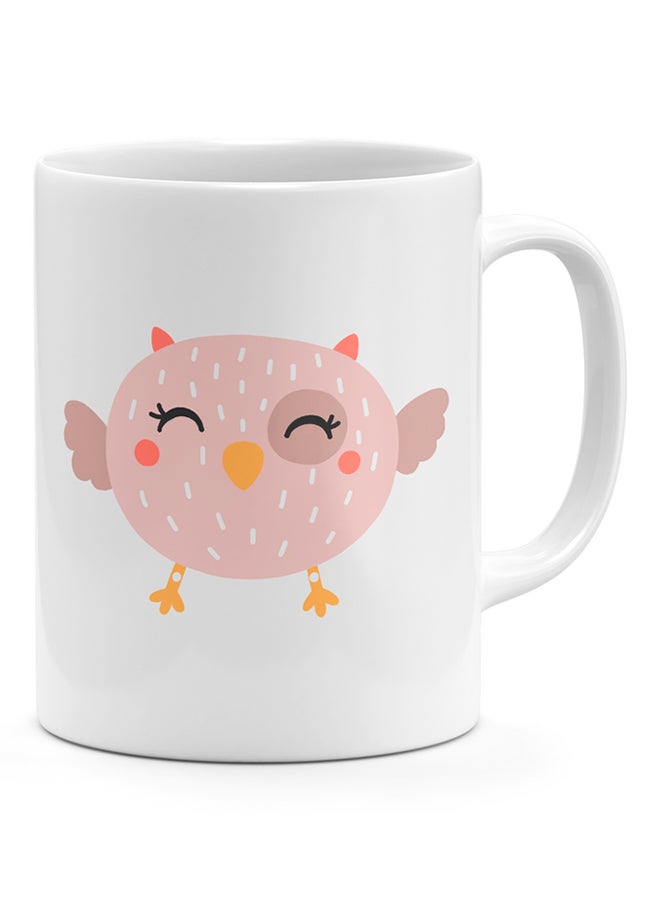 LOUD UNIVERSE Cute Cartoonist Chicken Face Coffee Mug White 