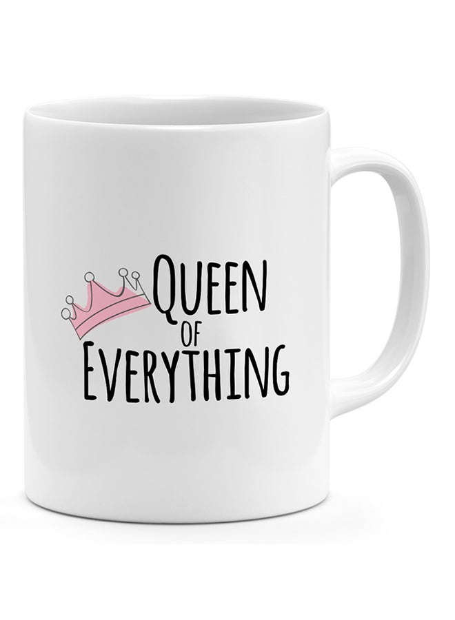 LOUD UNIVERSE Queen Of Everything Pink Crown - Coffee Mug White