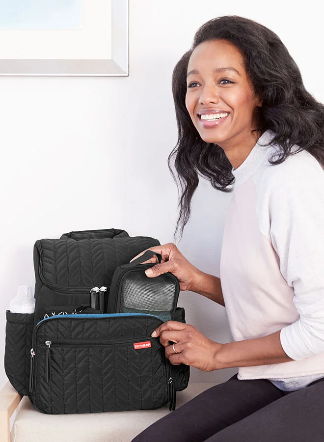 Skip Hop Forma Backpack Diaper Bag - Jet Black