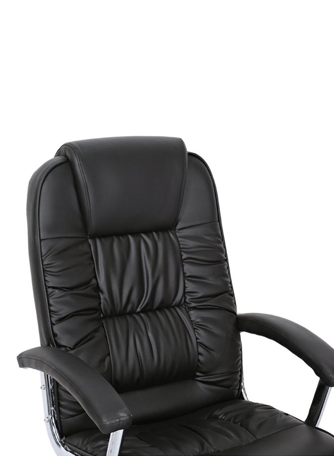 AE Office Chair With Wheels Black 85x65x85centimeter  - Image 4