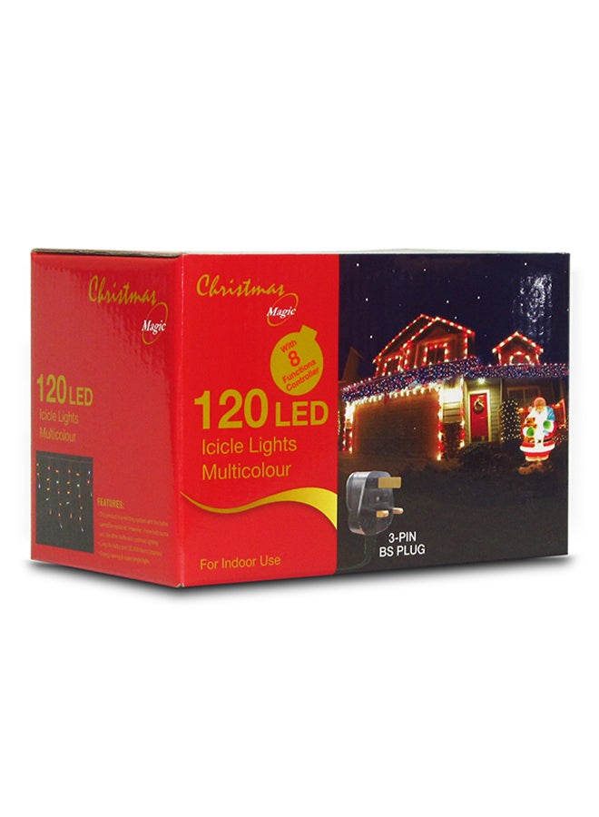CHRISTMAS MAGIC Christmas Decorative LED Icicle Light Multicolour Standard 