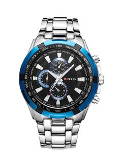 CURREN Men's Waters Resistant Stainless Steel Casual Chronograph Watch SW0106  - Image 1