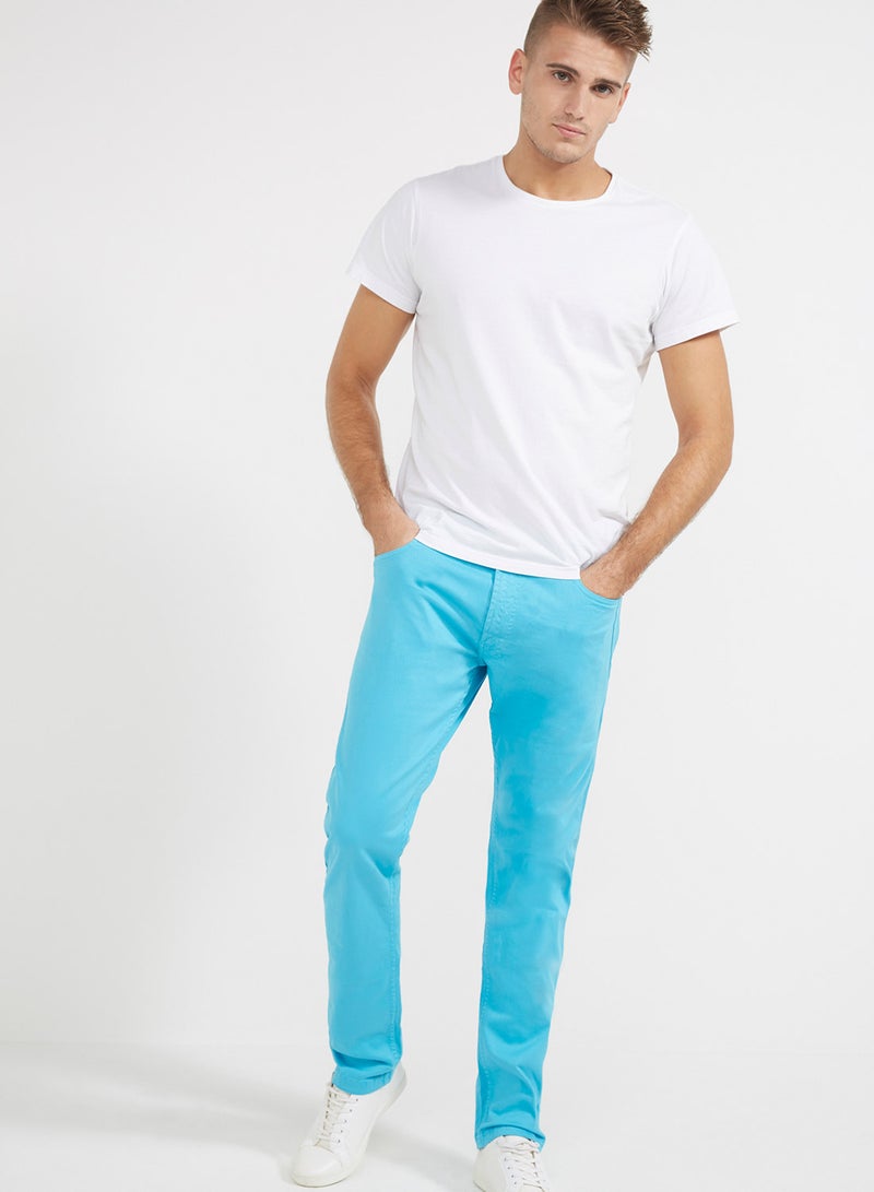 Lois Slim Fit Pants Blue  - Image 3