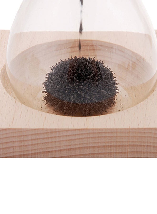 MARGOUN Decorative Magnetic Glass Sand Timer Clear/Beige/Black - Image 4