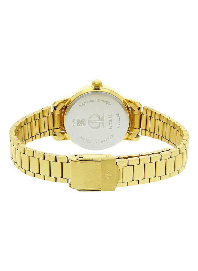 تيتان ساعة يد بعقارب مضادة للماء طراز 2572YM01 للنساء - Image 2