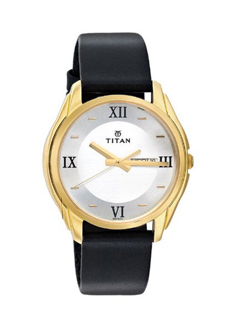Men's Water Resistant Analog Watch NE1578YL04