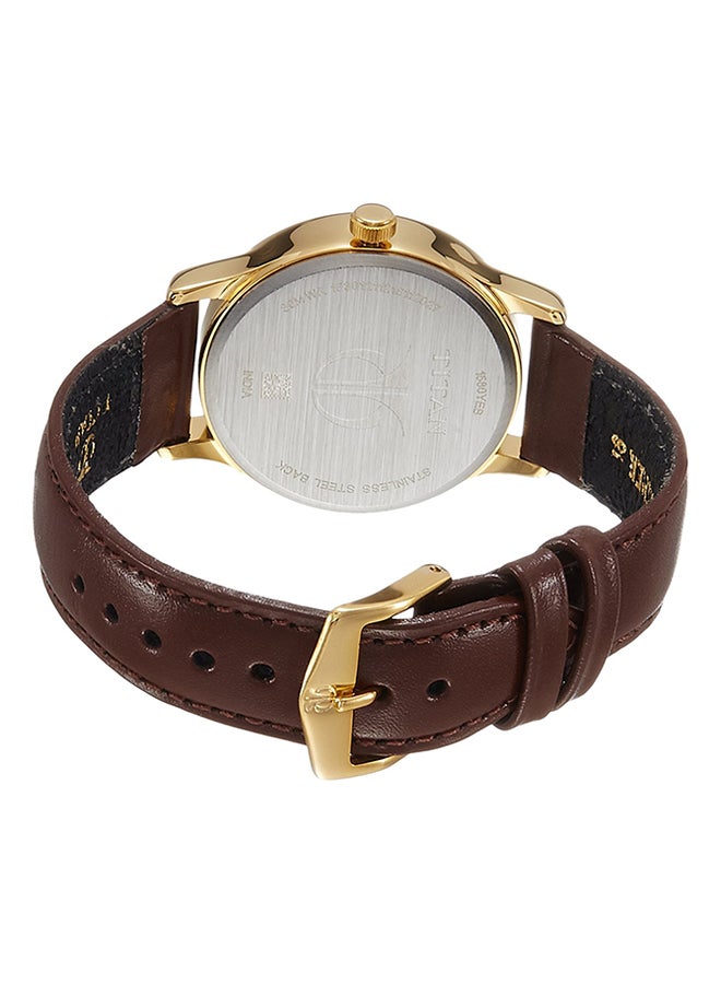 تيتان ساعة يد بعقارب مضادة للماء طراز NE1580YL05 للرجال - Image 2